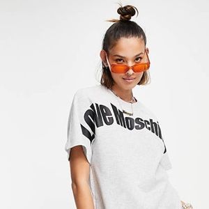 Love Moschino wavy logo tee